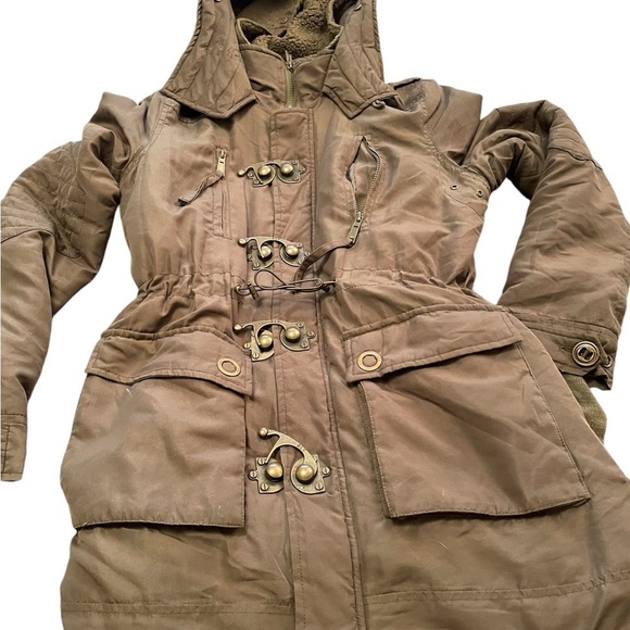 SLY Military Women’s Jacket 2 in 1 -Size Small Fleece Lining worn as Vest - Picture 13 of 16
